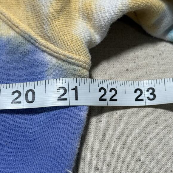 Spiritual Gangster Tie Dye Spell Out Hoodie Small EUC Pullover Yoga Athleisure - Picture 8 of 8